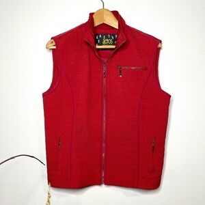 Aeros Women Brick Red Lined Vest